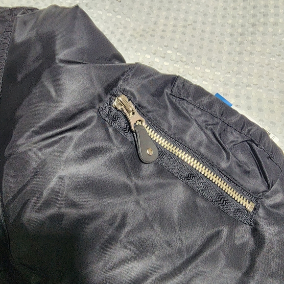 DISNEY EUC WOMENS SZ SMALL MICKEY MOUSE BOMBER VARSITY STYLE LINED JACKET COAT - Picture 4 of 14